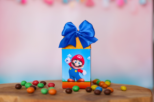 Mini boîte brique de lait personnalisée Mario Melimeliparty
