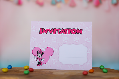 Enveloppe assortie anniversaire Minnie Melimeliparty
