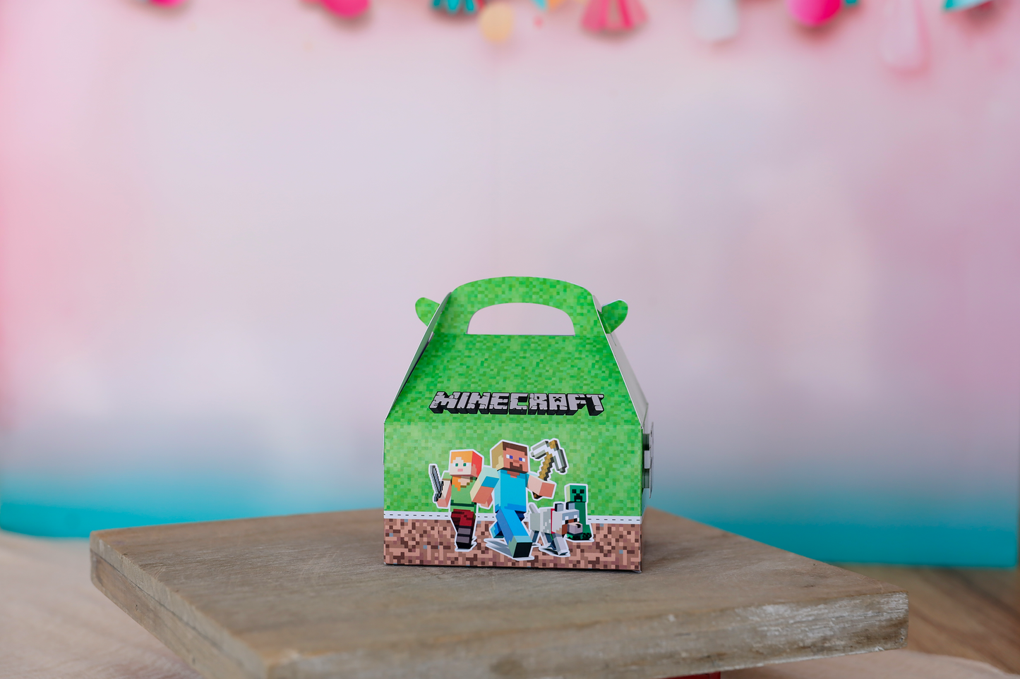Mini boîte mini lunch personnalisée Minecraft Melimeliparty