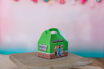 Mini boîte mini lunch personnalisée Minecraft Melimeliparty