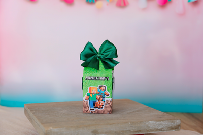 Mini boîte brique de lait personnalisée Minecraft Melimeliparty