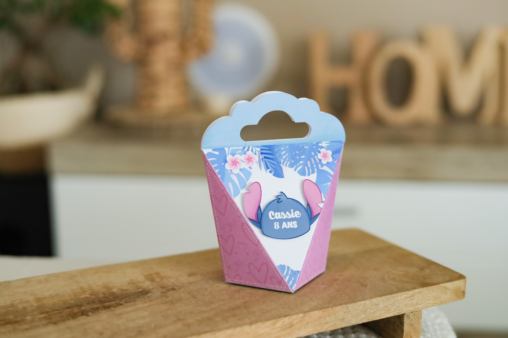 Mini boîte diamant personnalisée Stitch Melimeliparty