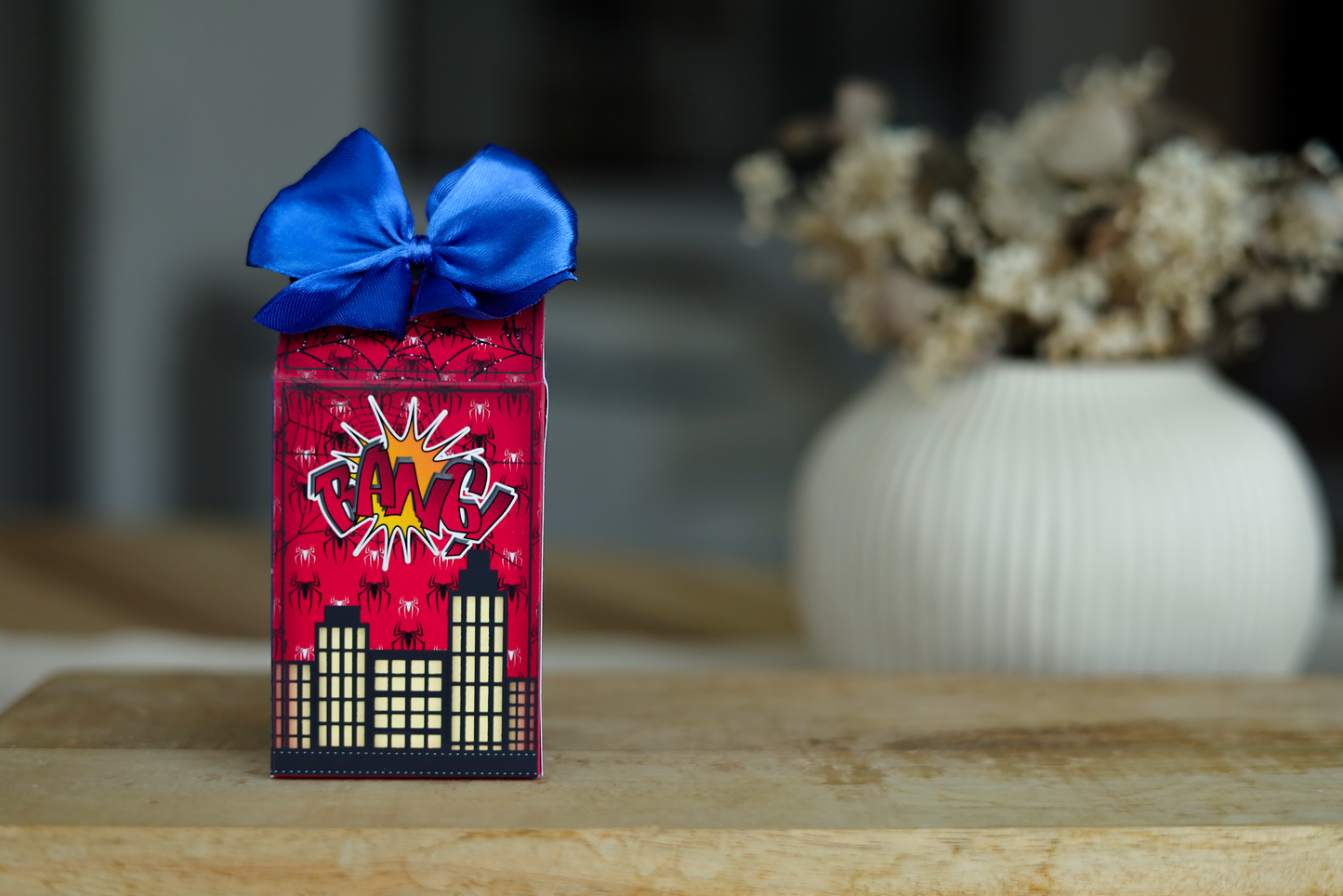 Mini boîte brique de lait personnalisée Spiderman Melimeliparty